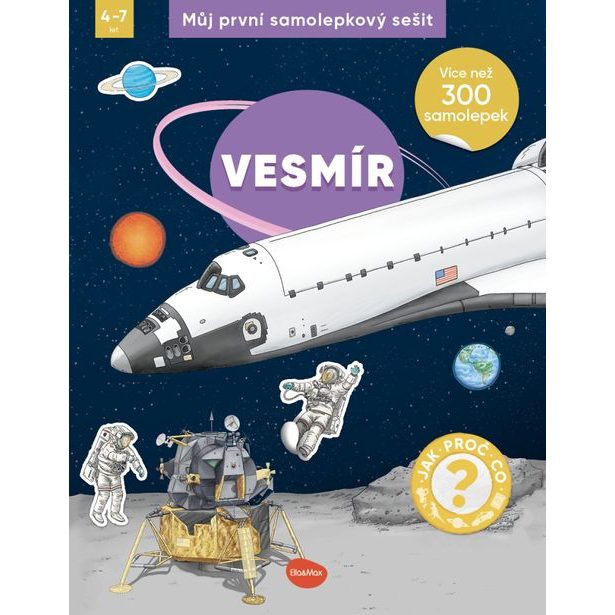 Můj první samolepkový sešit – VESMÍR
