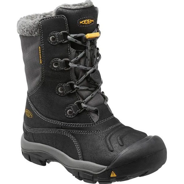 KEEN zimní boty BASIN WP JR, black/gargoyle