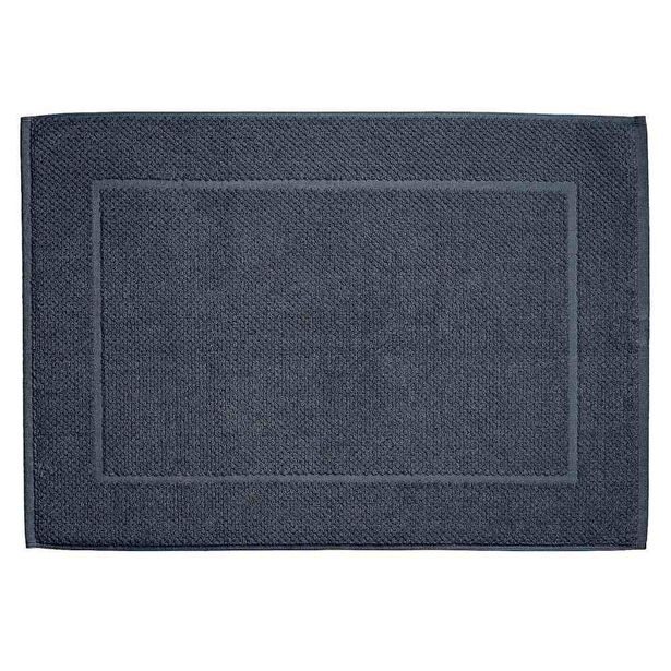 KELA Koupelnová předložka Lavinia 100% organická bavlna 60 x 100 cm tmavě modrá KL-24047