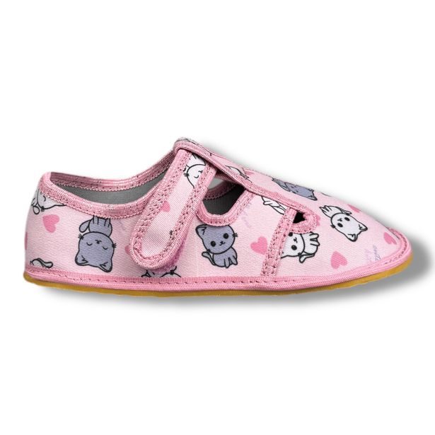 Raweks ZUZIA ZA01 – dětské barefoot přezůvky - Kočička