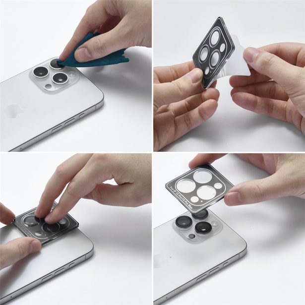 Hama Cam Protect, ochrana fotoaparátu pro Apple iPhone 16/16 Plus, 3 individuální skla