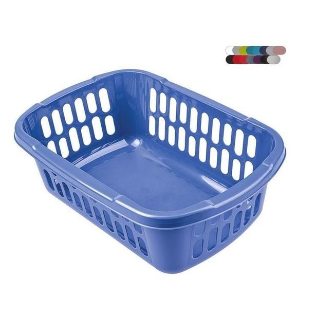 košík 34x24x11,5cm, AŹUR velký, mix, plast