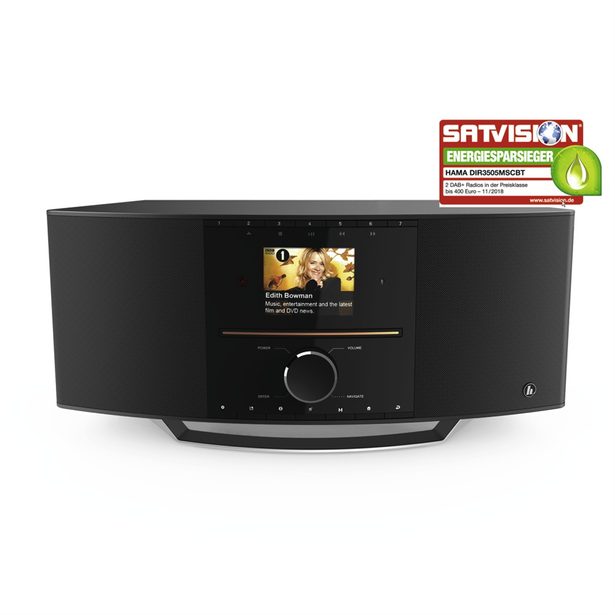 Hama digitální rádio DIR3505MSCBT, DAB+/internetové rádio/CD/BT/Multiroom/App ovládání