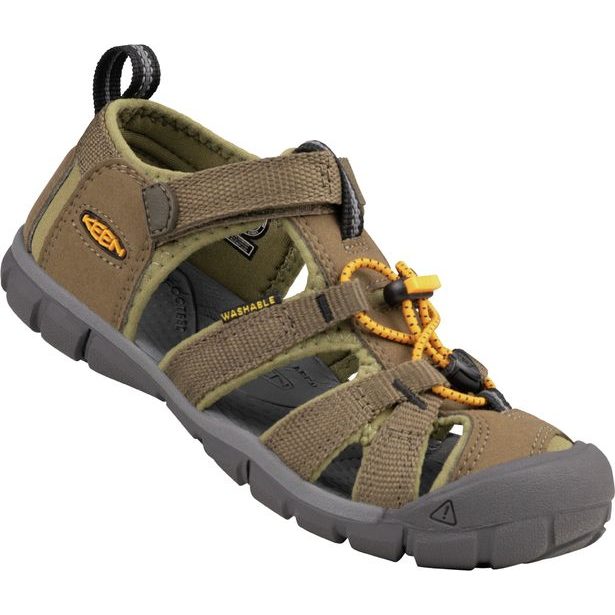 KEEN SEACAMP II CNX YOUTH military olive/saffron