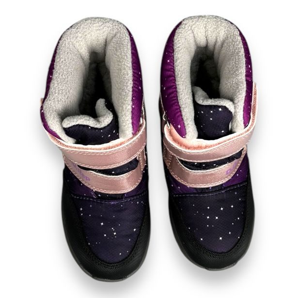 DDstep dětské LED zimní boty s membránou - Hvězdy