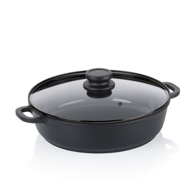 KELA Pánev Atura litý hliník černá 28 cm 3,5l KL-15178