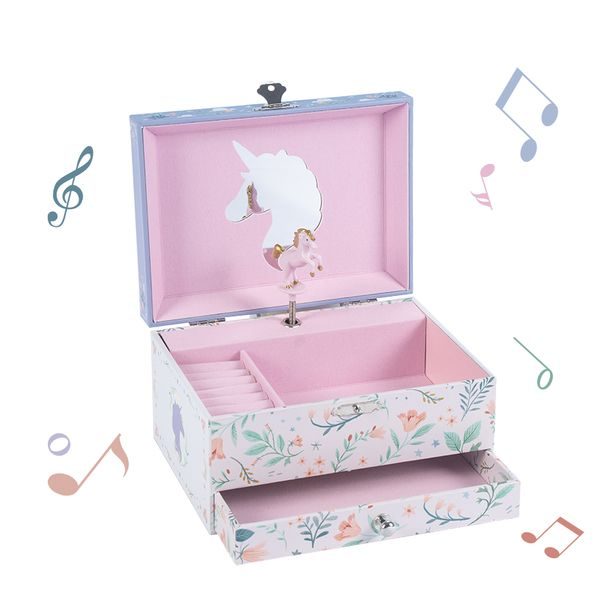 PLEJO hudební hrací skříňka jednorožec