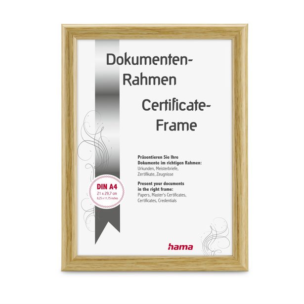 Hama rámeček plastový SWING, přírodní, 21x29,7 cm (formát A4)