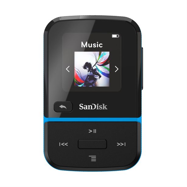 SanDisk MP3 Clip Sport Go modrá 32GB