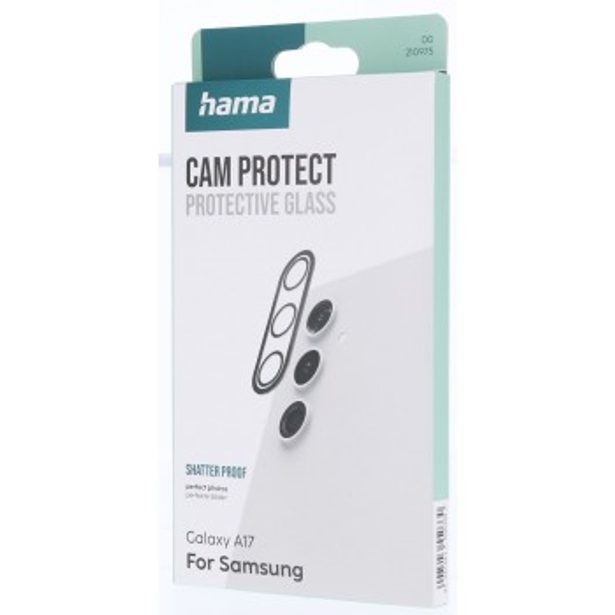 Hama Cam Protect, ochranné sklo fotoaparátu pro Samsung Galaxy A17, průhledné