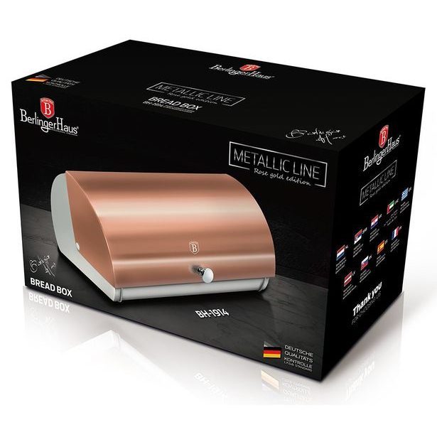 BERLINGERHAUS Chlebovka nerez Rosegold Metallic Line BH-1914