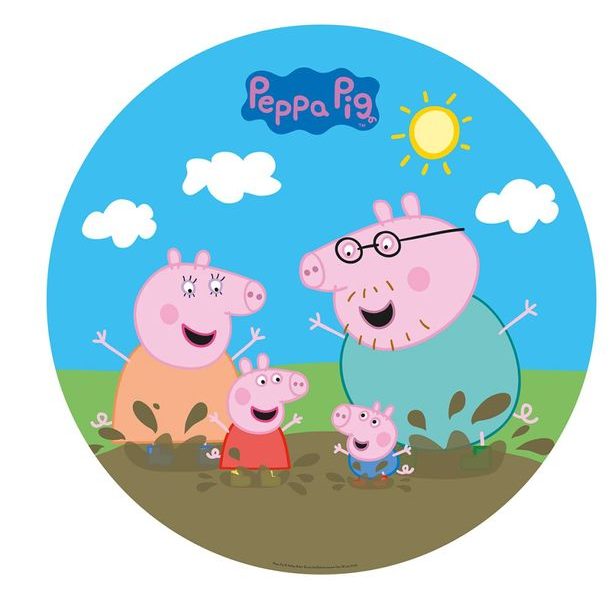Vodní podložka na hraní splash pad Peppa Pig, průměr 150cm