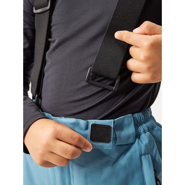 Unuo Dětské zimní rostoucí oteplovačky Ski, Modrá