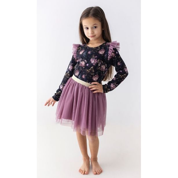 Dívčí TUTU sukýnka Lily Grey lila