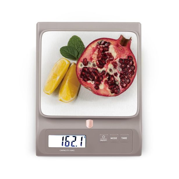 BERLINGERHAUS Kuchyňská váha digitální 6 kg Taupe Collection BH-9916