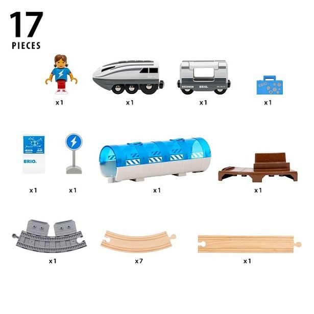 BRIO Vlaková sada s turbo vlakem