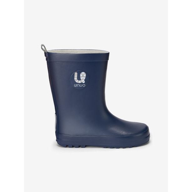 Dětské barefoot holínky, Tm. Modročerná