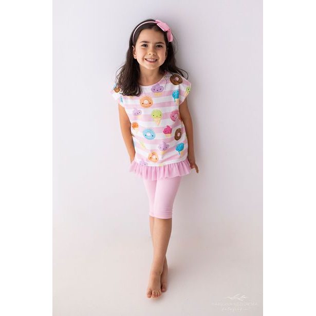 Tunika s tylem Lily Grey donuty