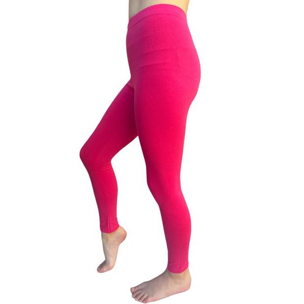 Legíny Lily Grey jednobarevné - fuchsia