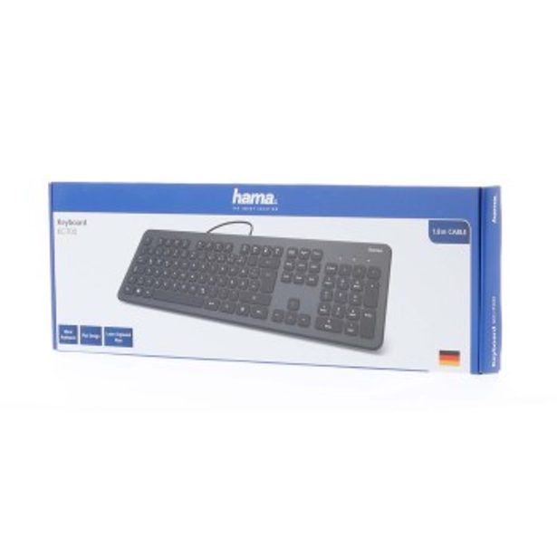 Hama klávesnice KC-700, antracitová/černá