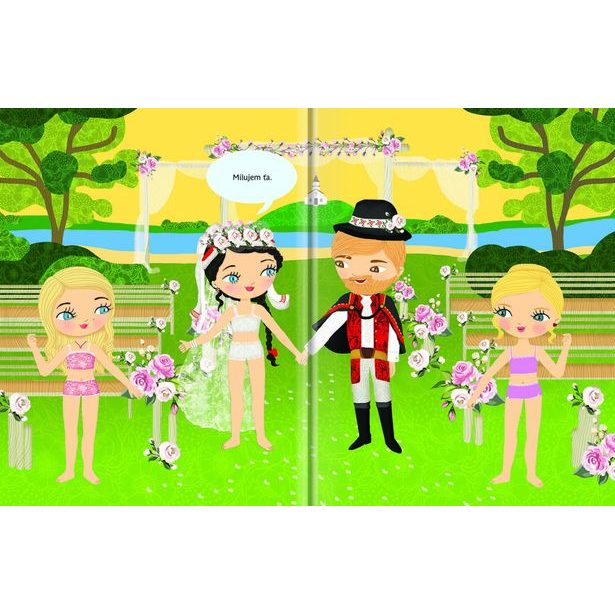 Šaty pre NINU ─ Kniha samolepiek