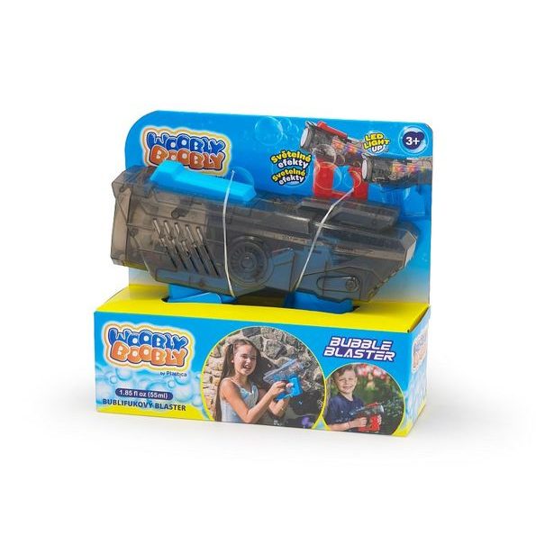 Plastica Bublifuky - Světelkující blaster – světelné efekty a proud bublinek, assort