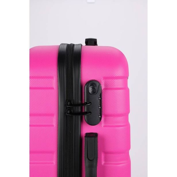 PROWORLD Příruční kufr do letadla na kolečkách 32 l MAGENTA KO-S16400030