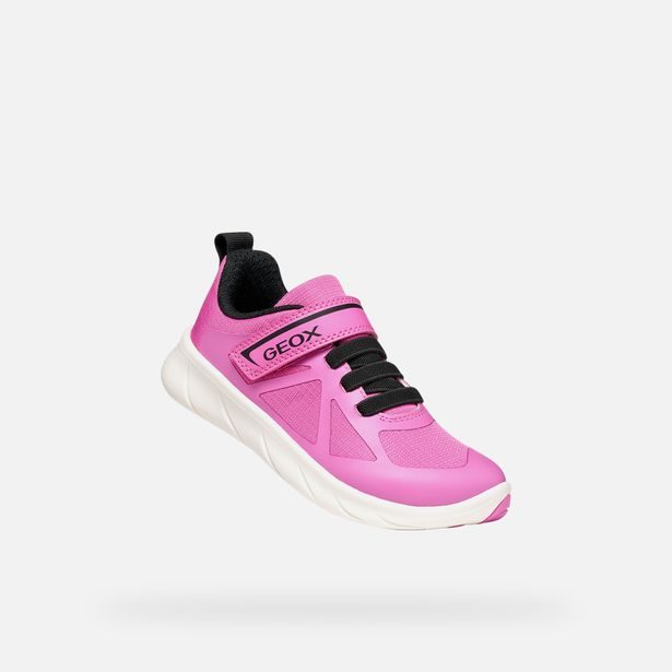 Růžové dívčí tenisky Geox Foot-run