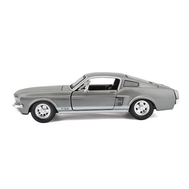Maisto Maisto - 1967 Ford Mustang GT, metal šedá, 1:24