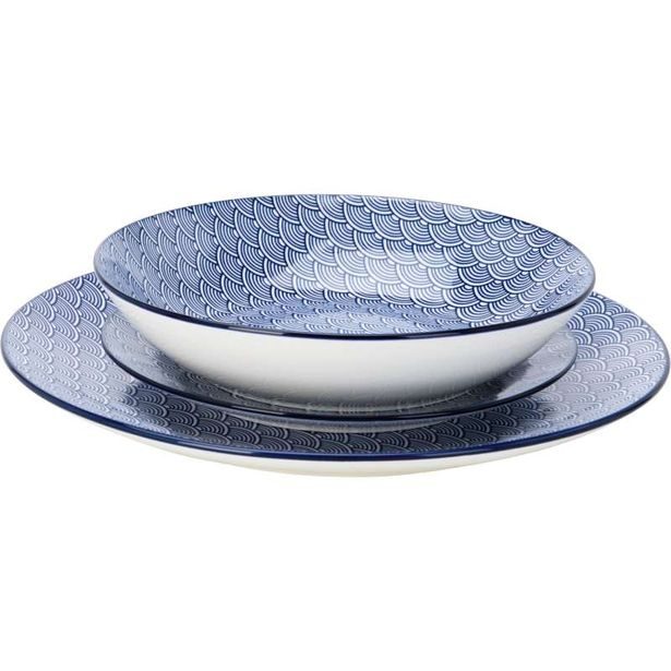 SIAKI Jídelní sada porcelánová 18 ks KO-Q04000120