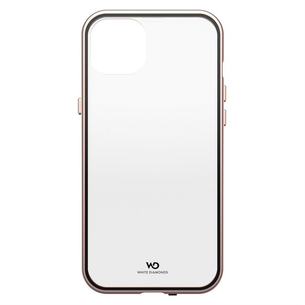 White Diamonds 360° Glass, kryt pro Apple iPhone 14 Plus, průhledný/růžové zlato