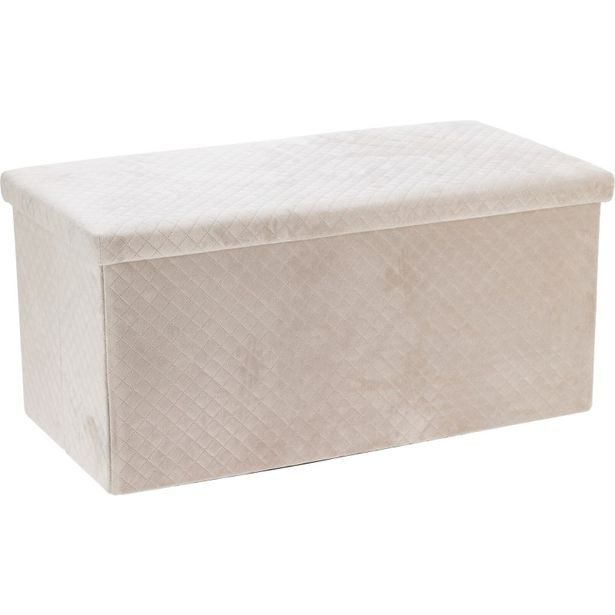 HOMESTYLING Taburet s úložným prostorem VELVET 76x38x38 cm KO-491016000