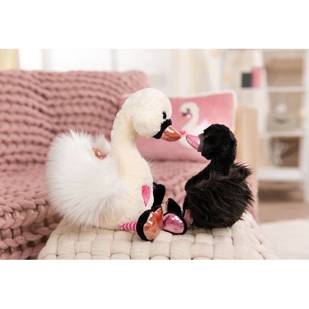 NICI NICI plyš Love Bílá labuť 35cm, GREEN