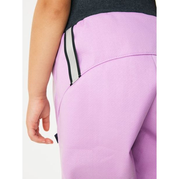 Dětské softshellové kalhoty s beránkem Light, Lila