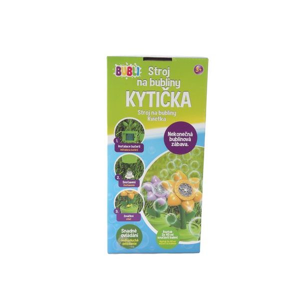 BUBLI Stroj na bubliny kytička fialová