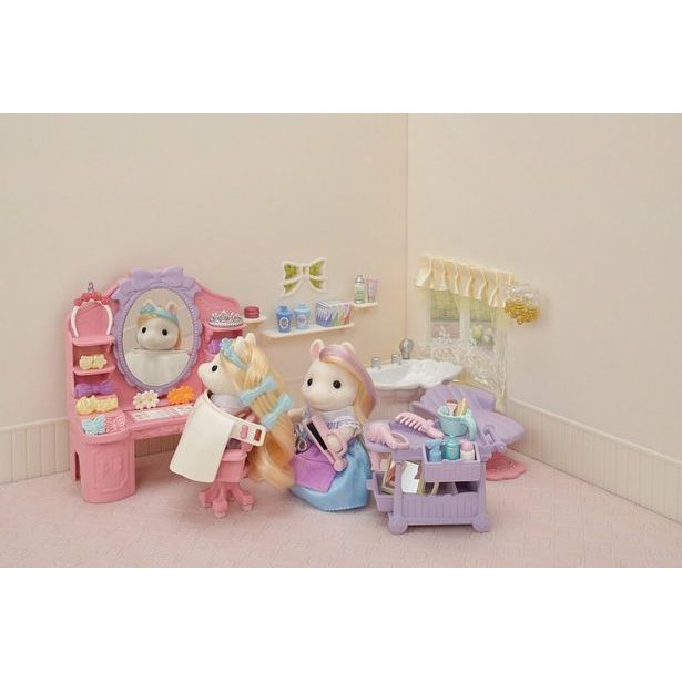 Sylvanian family Poník s vlasy v kadeřnictví