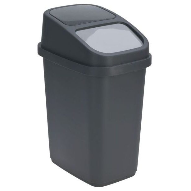 EXCELLENT HOUSEWARE Odpadkový koš výklopný do kuchyně 17 l šedá KO-030002110seda