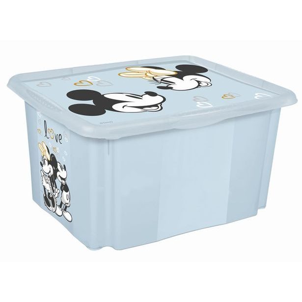 box 15,0 l MICKEY, kouř.modrý, 38x28,5x20,5cm, plast