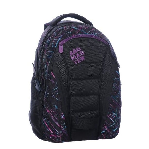 BAGMASTER BAG 0115 C BLACK/VIOLET