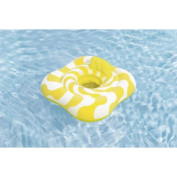 Bestway Nafukovací baby sedací kruh s opěrkou, 79x79 cm