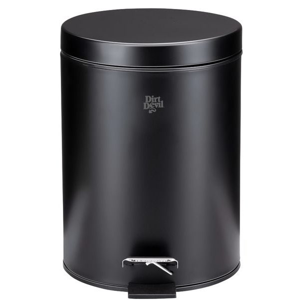 DIRT-DEVIL Odpadkový koš nášlapný 5 l černá ED-249492