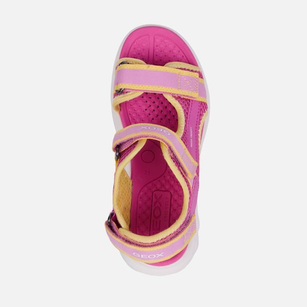 Růžové dívčí sandály Geox Airadyum