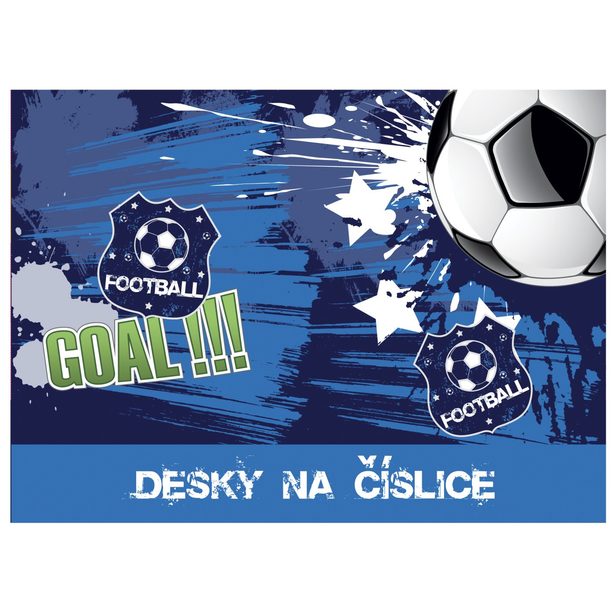 Desky na číslice Fotbal 3-94118