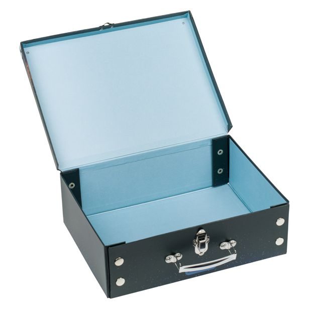 BAAGL Skládací školní kufřík Vesmírná Loď s kováním