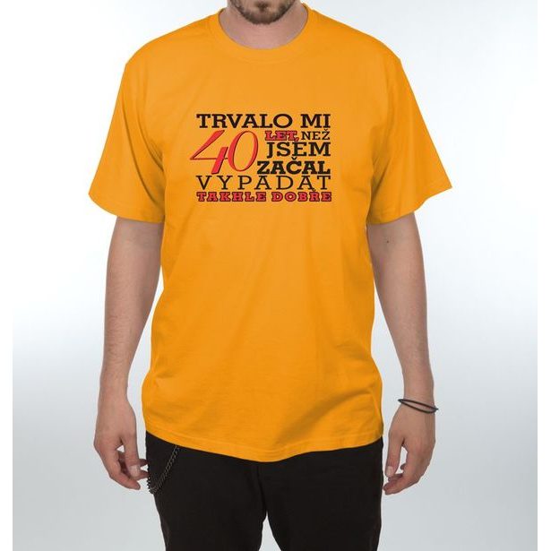 Tričko - Trvalo mi 40 let
