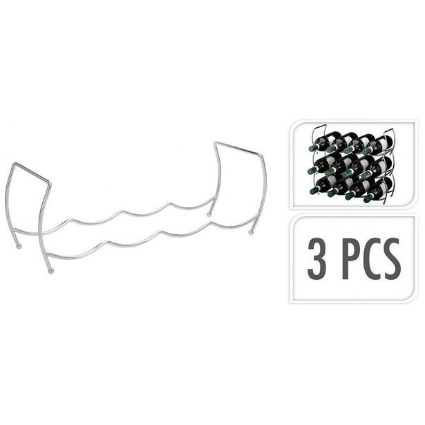 EXCELLENT HOUSEWARE Stojan na víno stohovatelný sada 3 patra KO-529003100