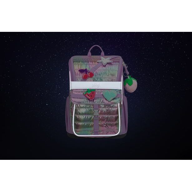 BAAGL SET 5 Zippy Lavender: aktovka, penál, sáček, zástěra, peněženka