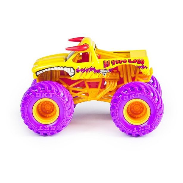 SpinMaster MONSTER JAM - sběratelský kovový model Monster Truck, El Toro Loco, assort, 1:64
