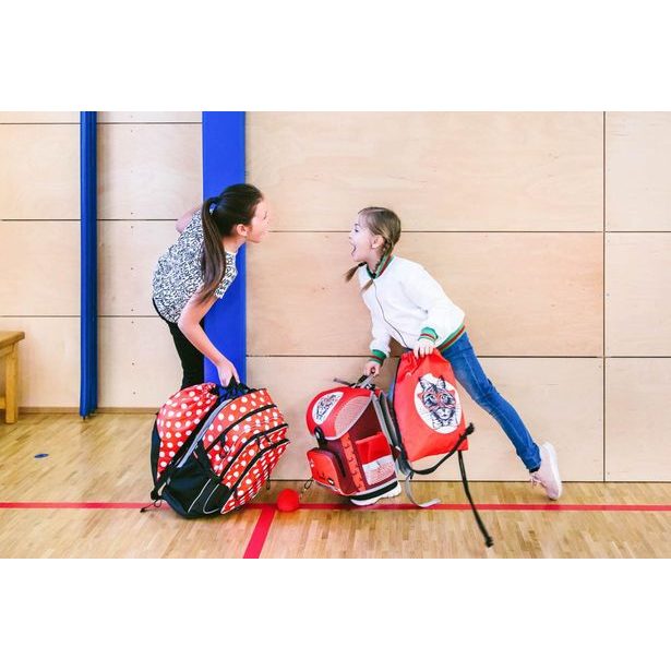 BAAGL Školní batoh Cubic Puntíky Baagl