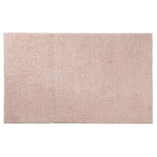 KELA Koupelnová předložka Maja 65x55 cm polyester starorůžová KL-23538